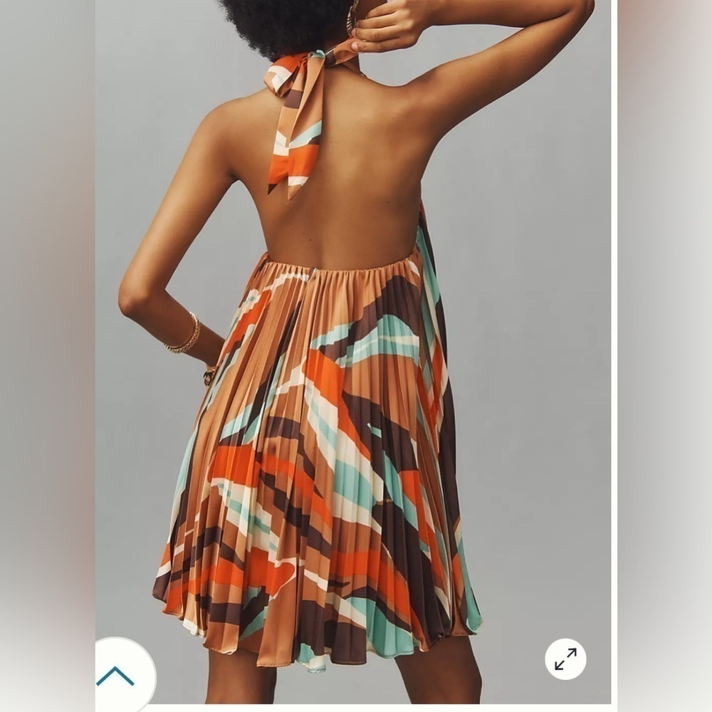 Anthropologie Hutch Halter Mini Dress Large XL NWT - Picture 2 of 10